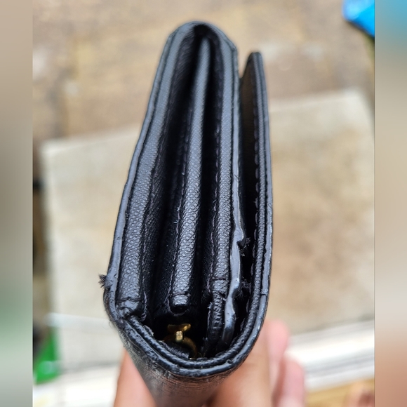 Michael Kors Fulton Black Leather Wallet-EUC - Picture 12 of 13